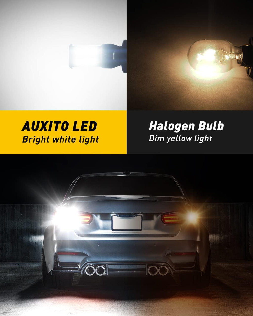 AUXITO Bombilla LED 912 921 para luz de respaldo, luces de marcha a...
