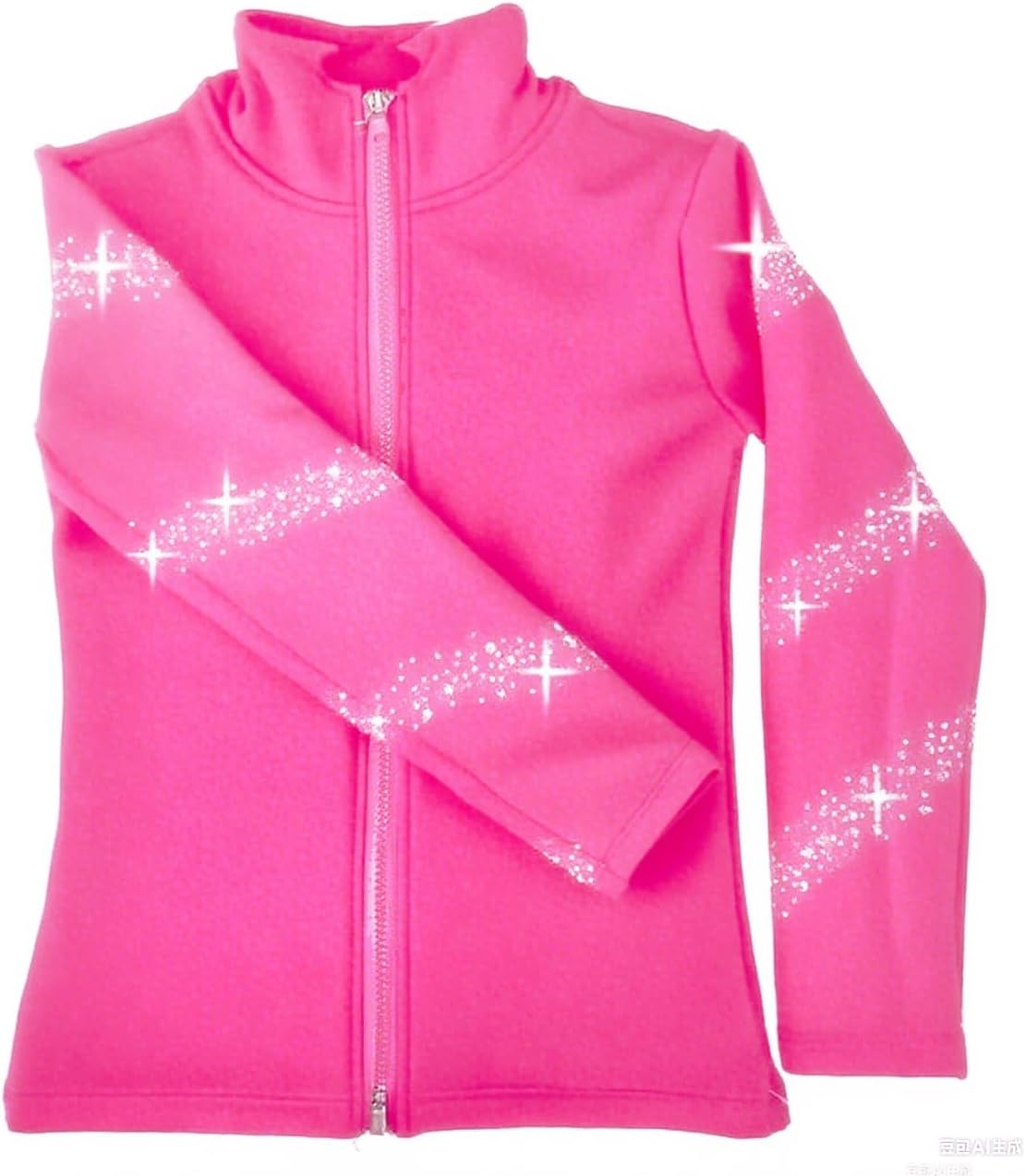 JoyCan Chaqueta de entrenamiento de patinaje artístico de hielo neg...