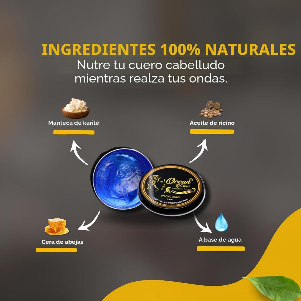 OCEAN VIEW DEEP WAVES POMADE - Crema para el cabello a base de agua...