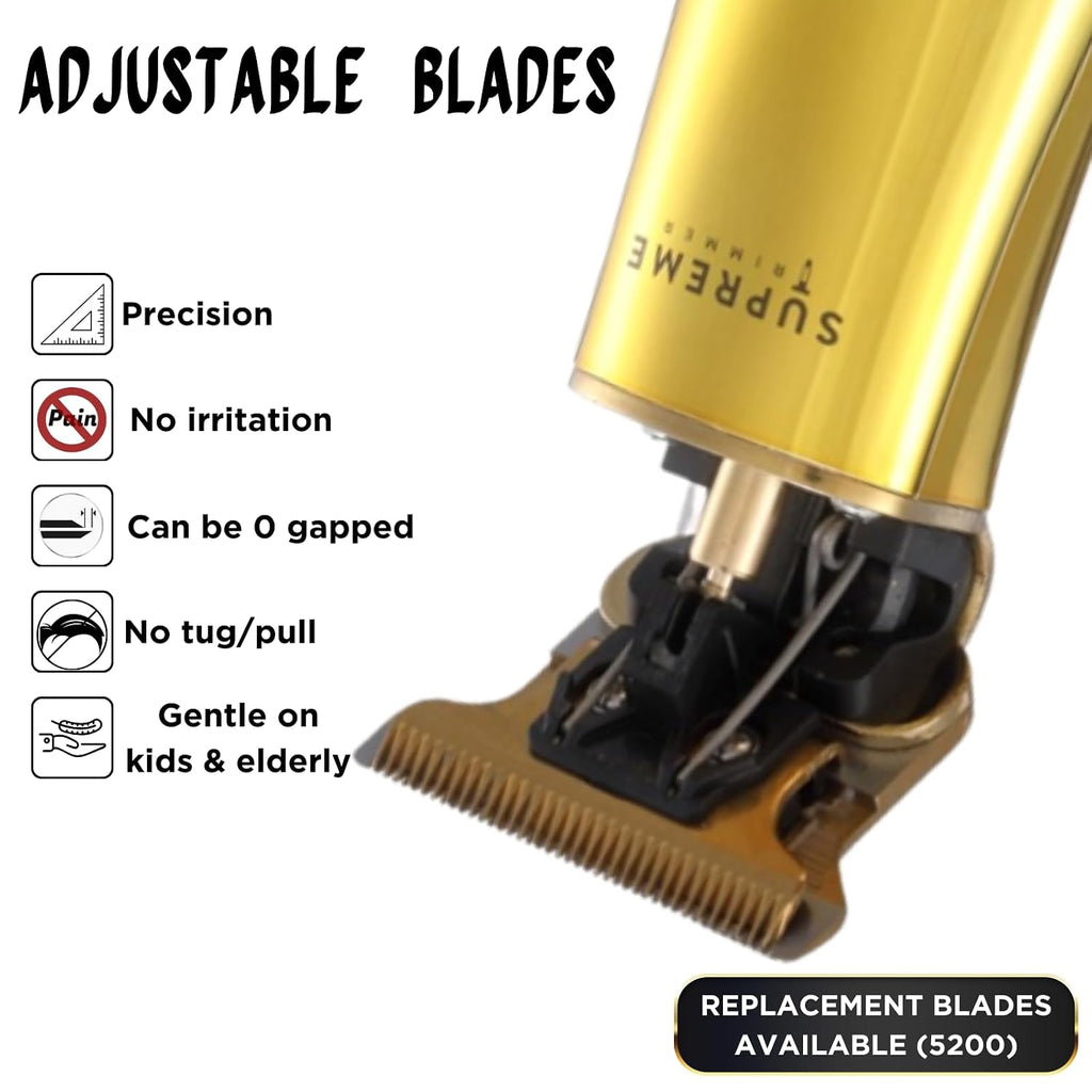 Supreme Trimmer T Shaper - Recortadora de pelo para hombres | 90 mi...