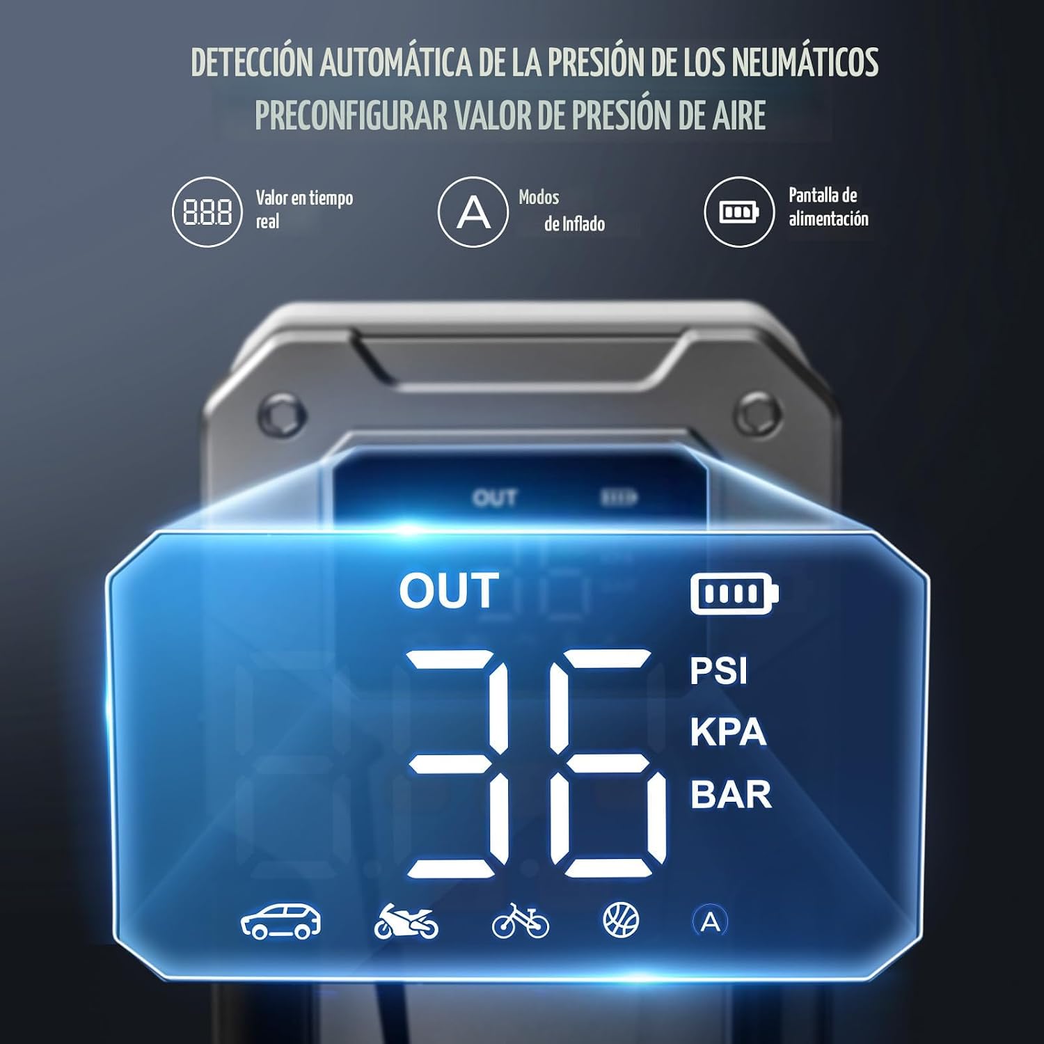 UTRAI Arrancador de 5000A 150PSI con compresor de aire, caja de arr...