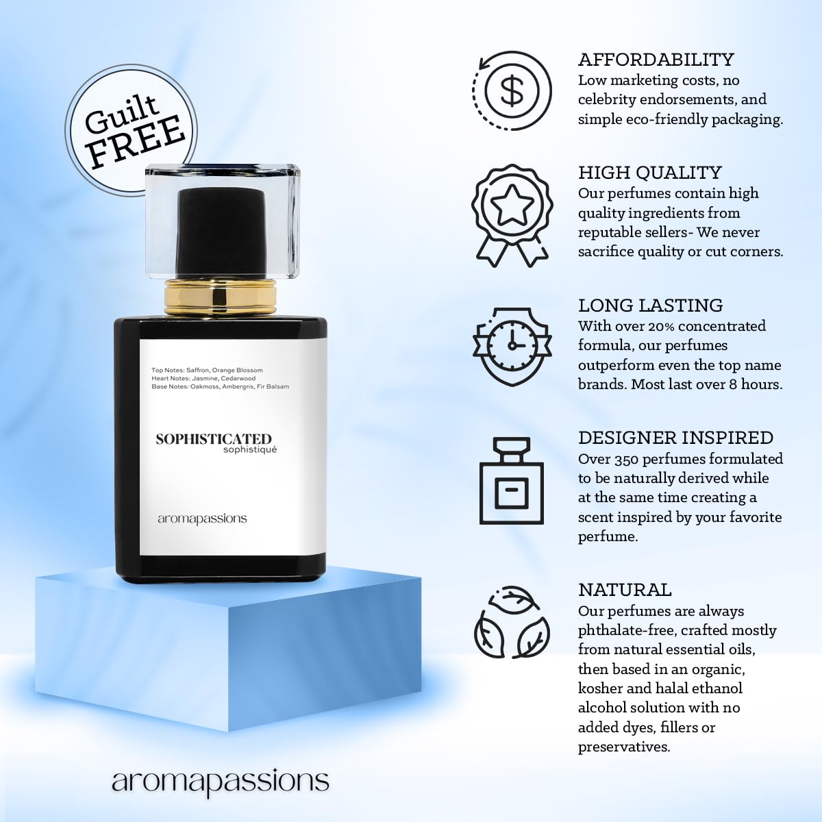 aromapassions COURAGE | Inspirado en CRD AVENTUS | Perfume de ferom...