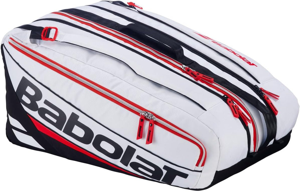 Bolsa de pádel técnica Babolat RH Pro (Blanco\/Negro\/Rojo) \u2013...