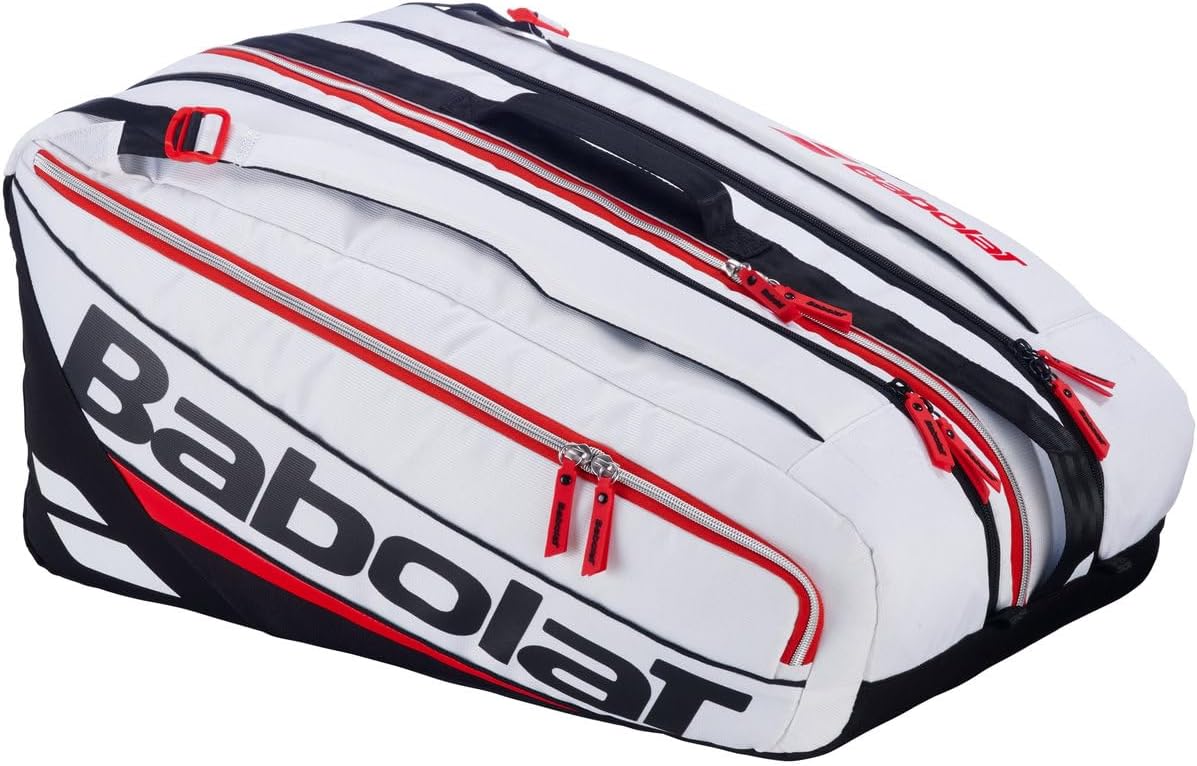Bolsa de pádel técnica Babolat RH Pro (Blanco\/Negro\/Rojo) \u2013...