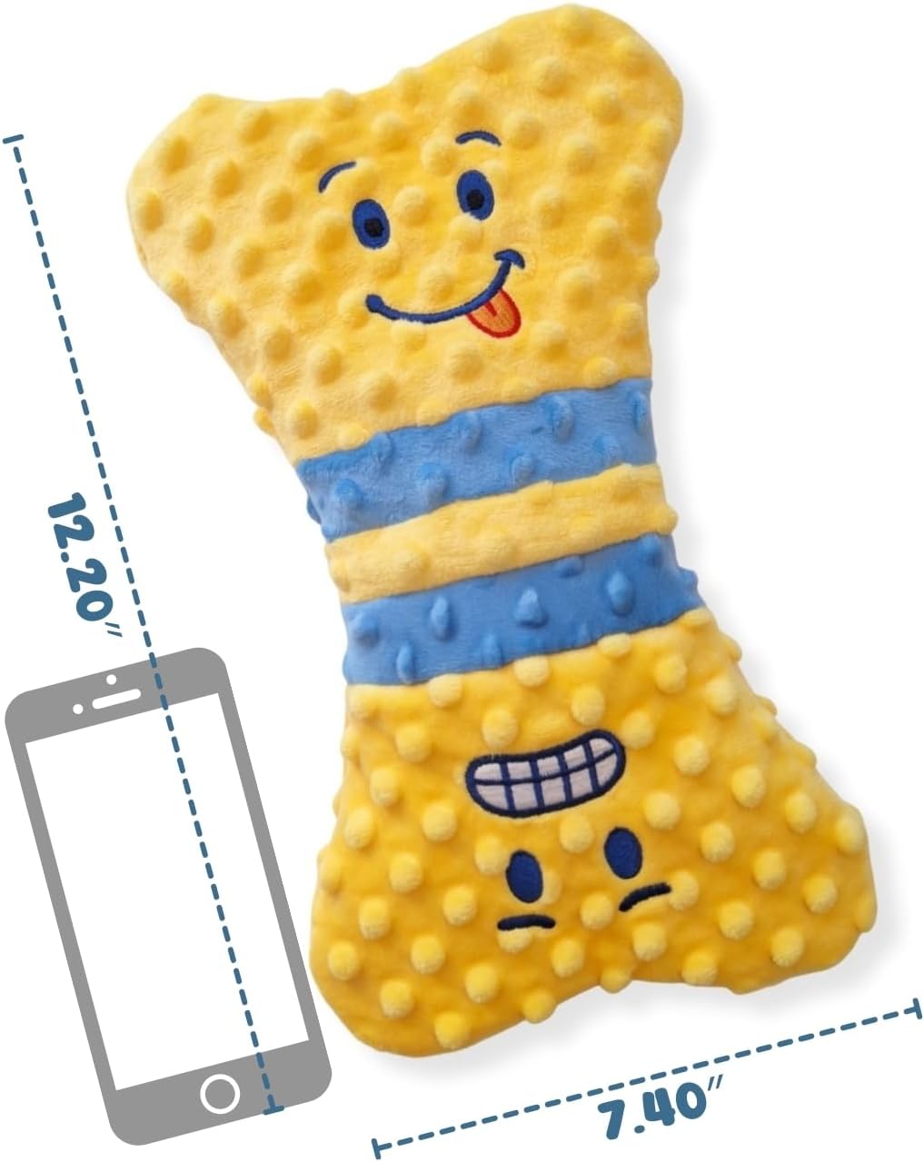 Juguete chirriante para perros, juguete de peluche para perros de r...