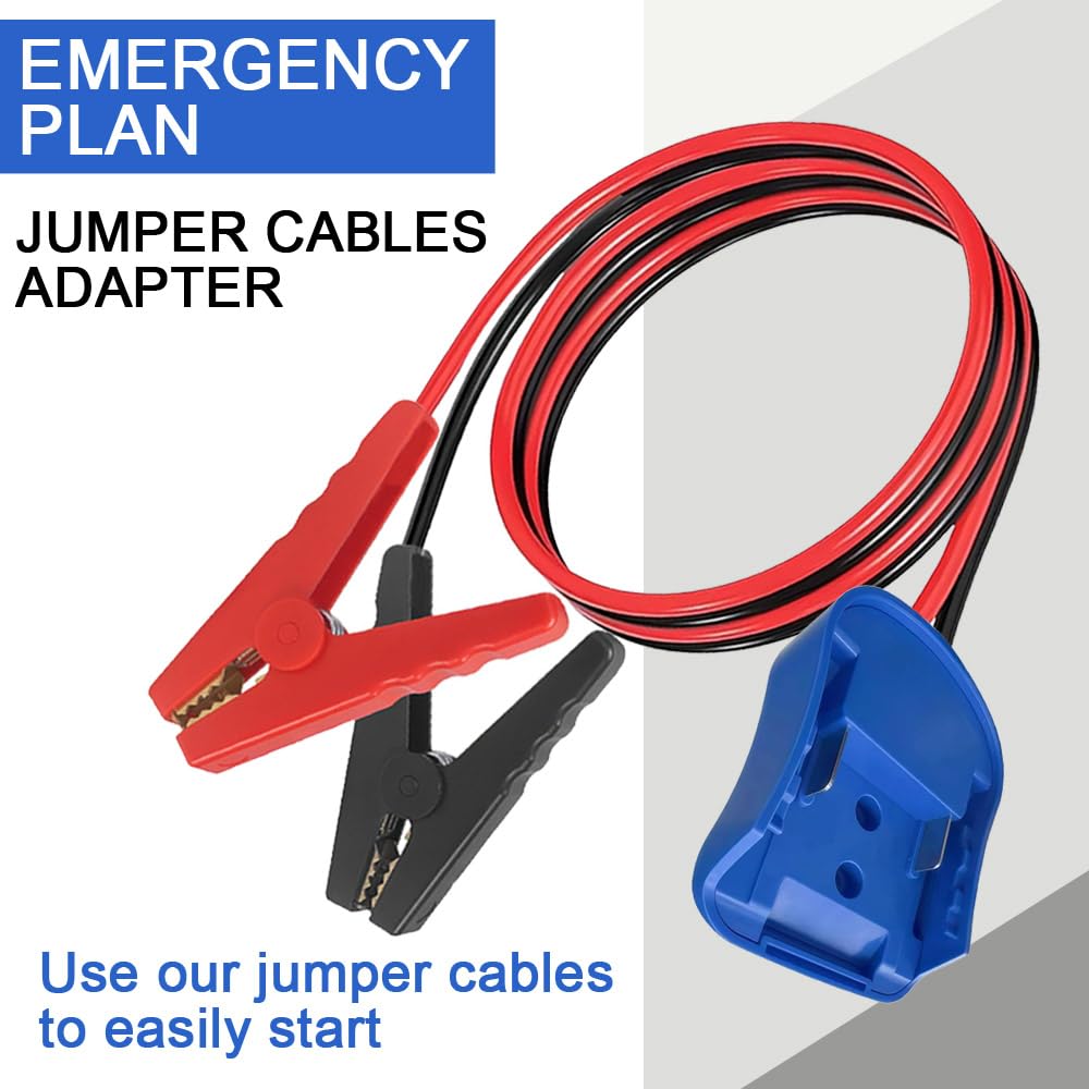 Adaptador de cables de puente compatible con batería Makita de 18 V...