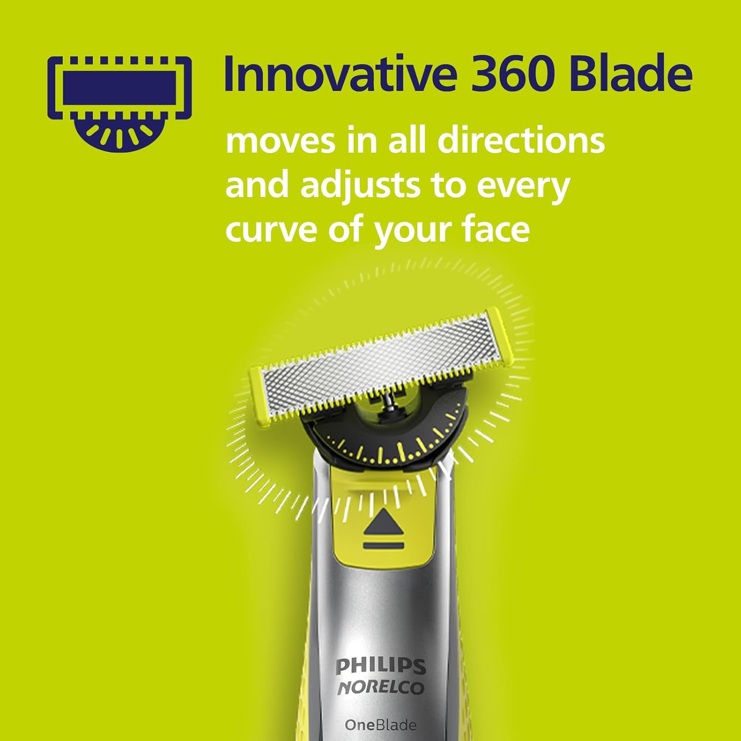 Philips Norelco OneBlade 360 Cuchillas, Cuchillas de Repuesto Genui...