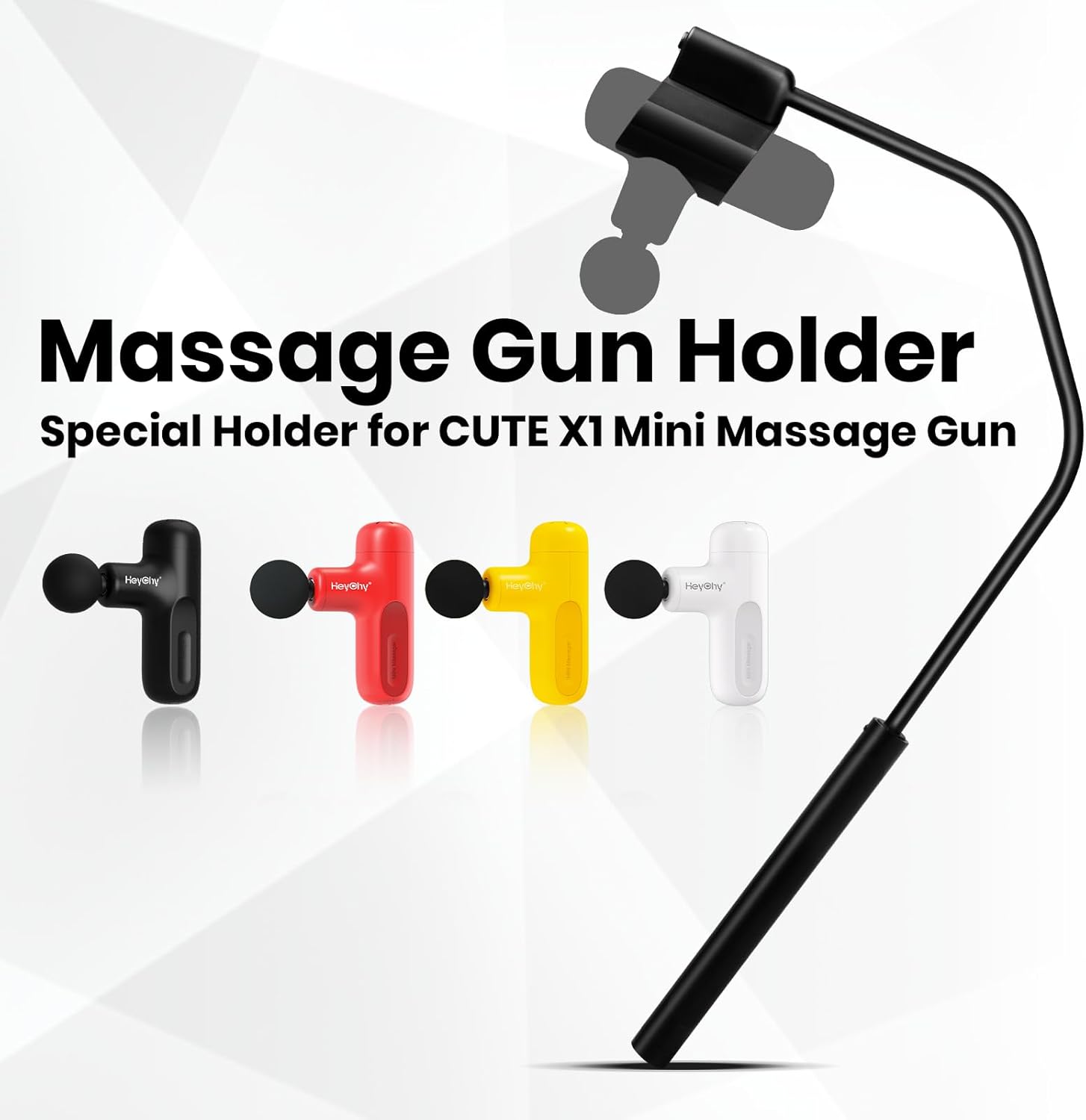 HEYCHY Soporte para pistola de masaje para la espalda, compatible c...