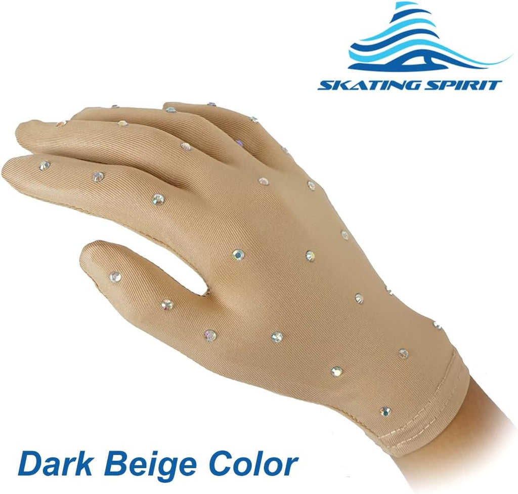 Skating Spirit Guantes térmicos de competición de patinaje artístic...