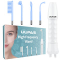 UUPAS - Varita facial de alta frecuencia, portátil de mano 4 en 1,...