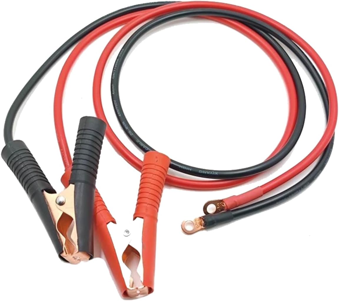 2 clips de cocodrilo, cable de puente de refuerzo 50A-3.3 pies, 13...