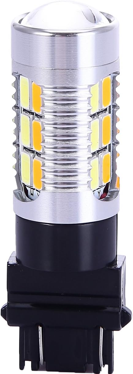 3157 3057 3357 4157 - Bombillas LED de señal de giro blanco amarill...