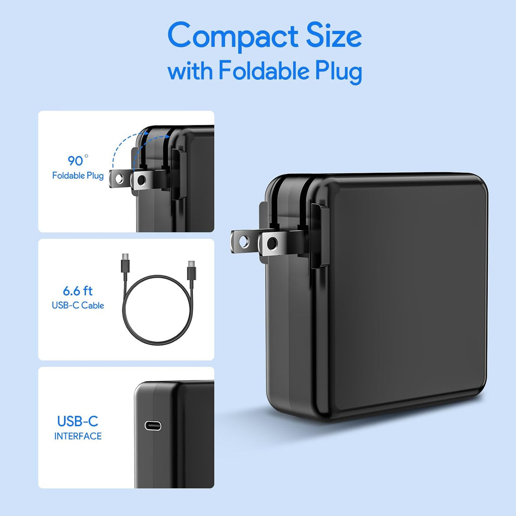 Cargador Mac Book Pro, adaptador de corriente USB C de 61 W\/67 W p...