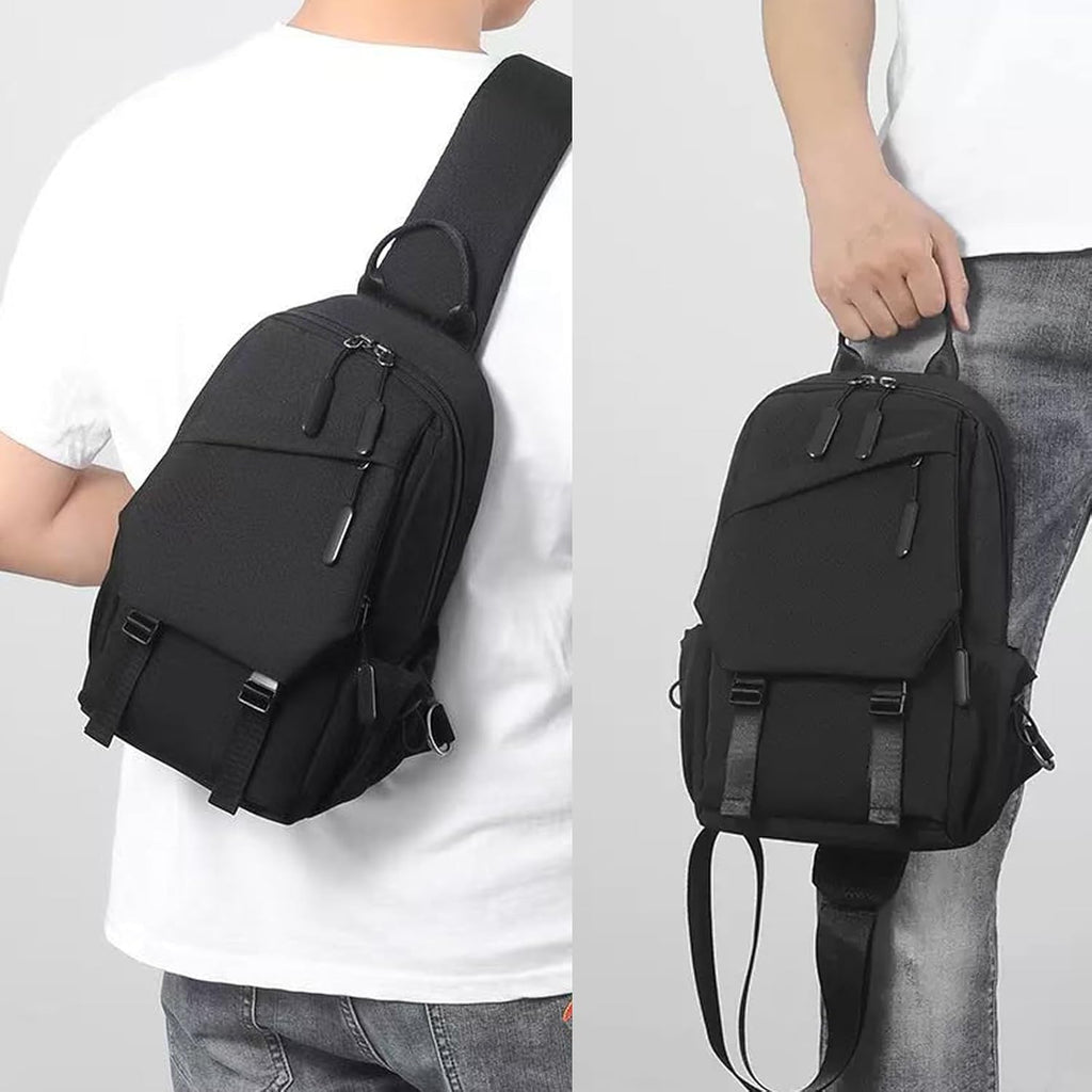 Bolsa cruzada de viaje para hombres y mujeres con soporte para bote...
