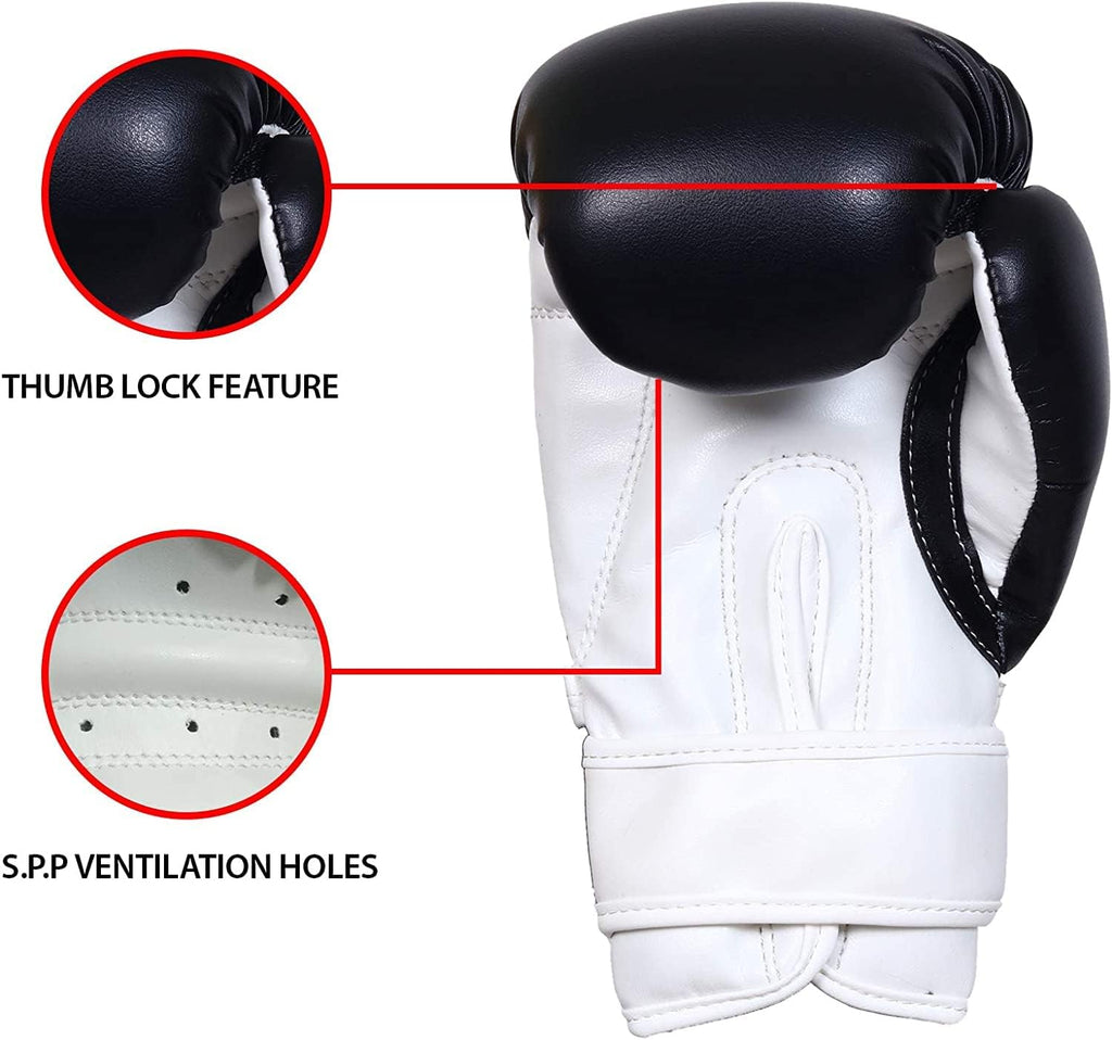 Guantes de boxeo WFX para niños, para artes marciales, guantes de s...
