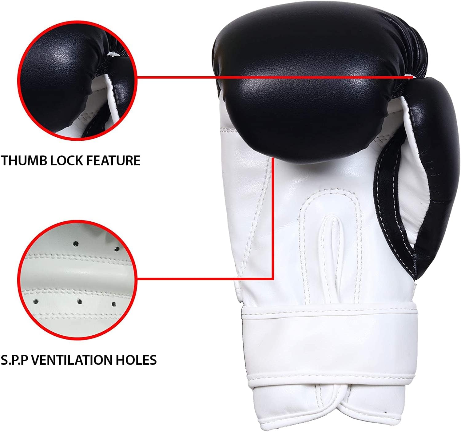 Guantes de boxeo WFX para niños, para artes marciales, guantes de s...