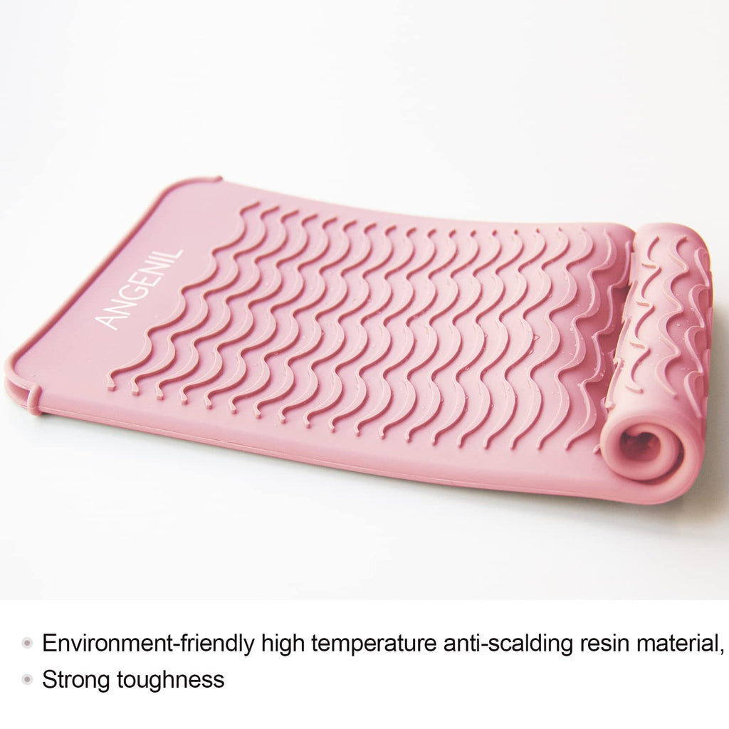 ANGENIL - Alfombrilla de silicona resistente al calor para plancha...