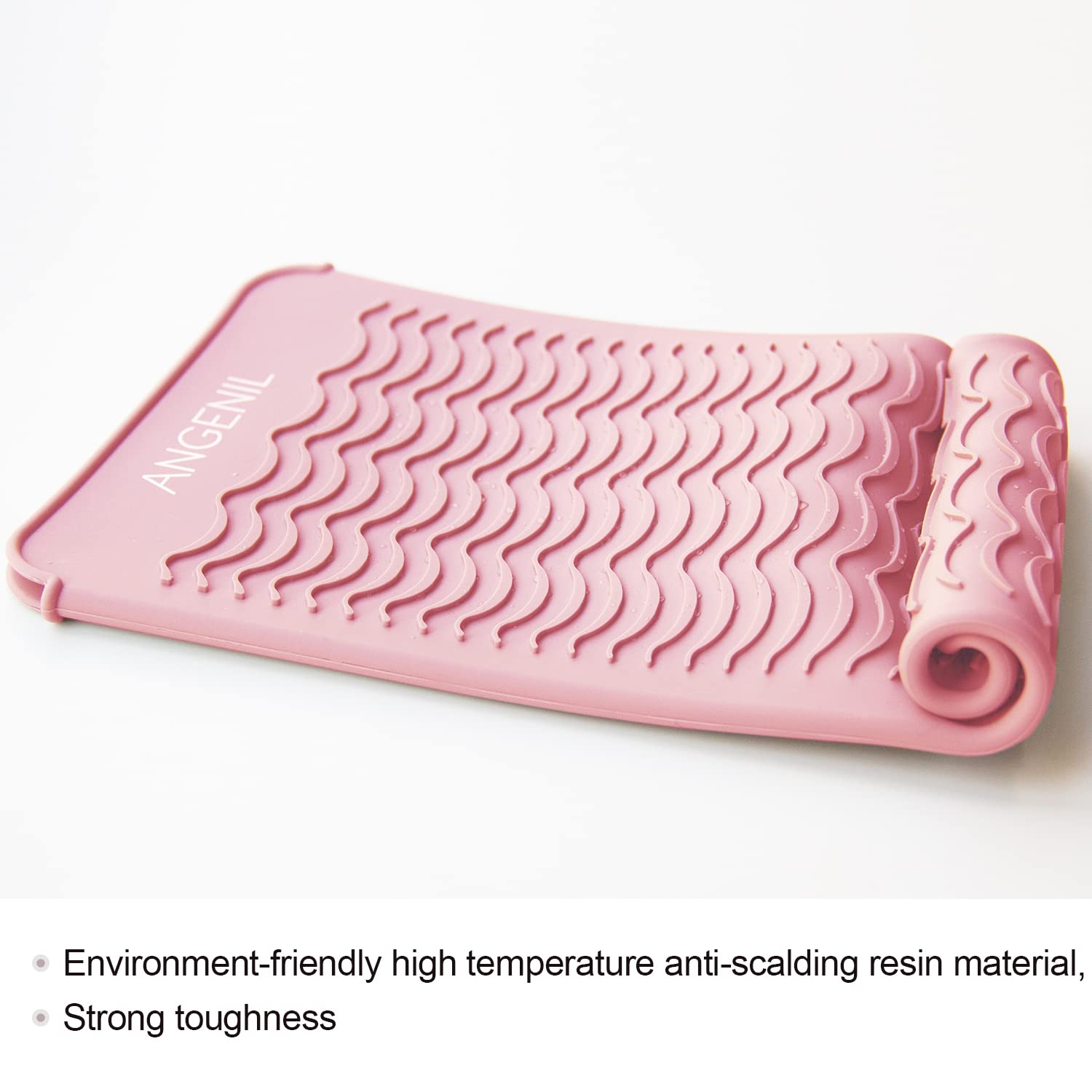 ANGENIL - Alfombrilla de silicona resistente al calor para plancha...