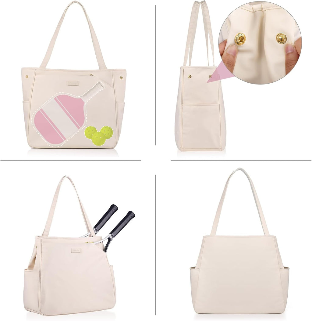CHICECO Bolsa de tenis para mujer, bolsa de raqueta de tenis grande...