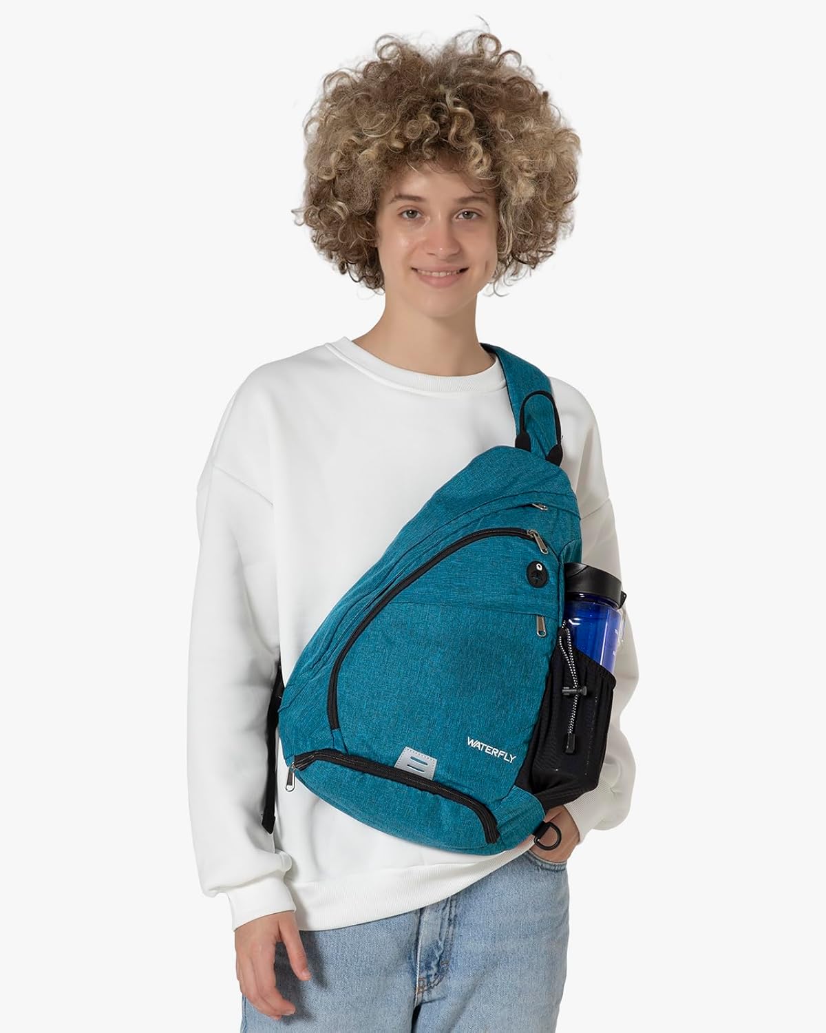 WATERFLY - Mochila con eslinga, bandolera pequeña, bolsa de hombro...