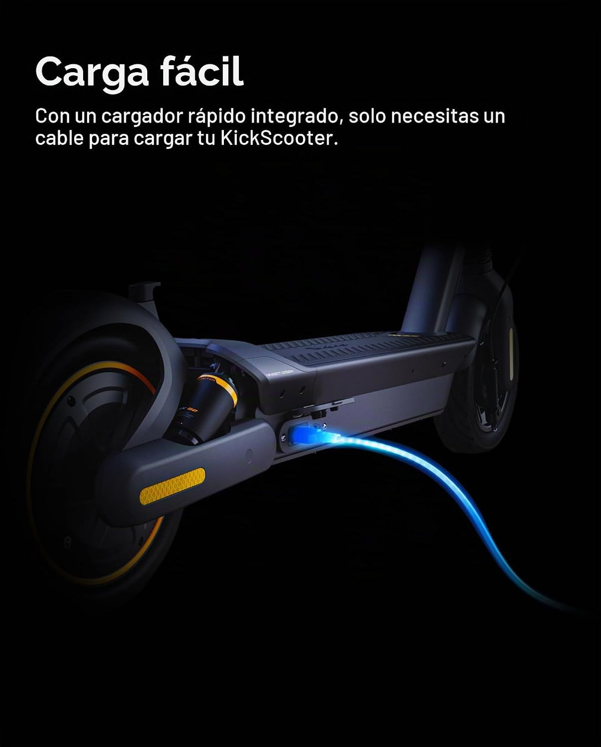 Cable de carga rápida stio Compatible con Ninebot de Segway MAX G3\...
