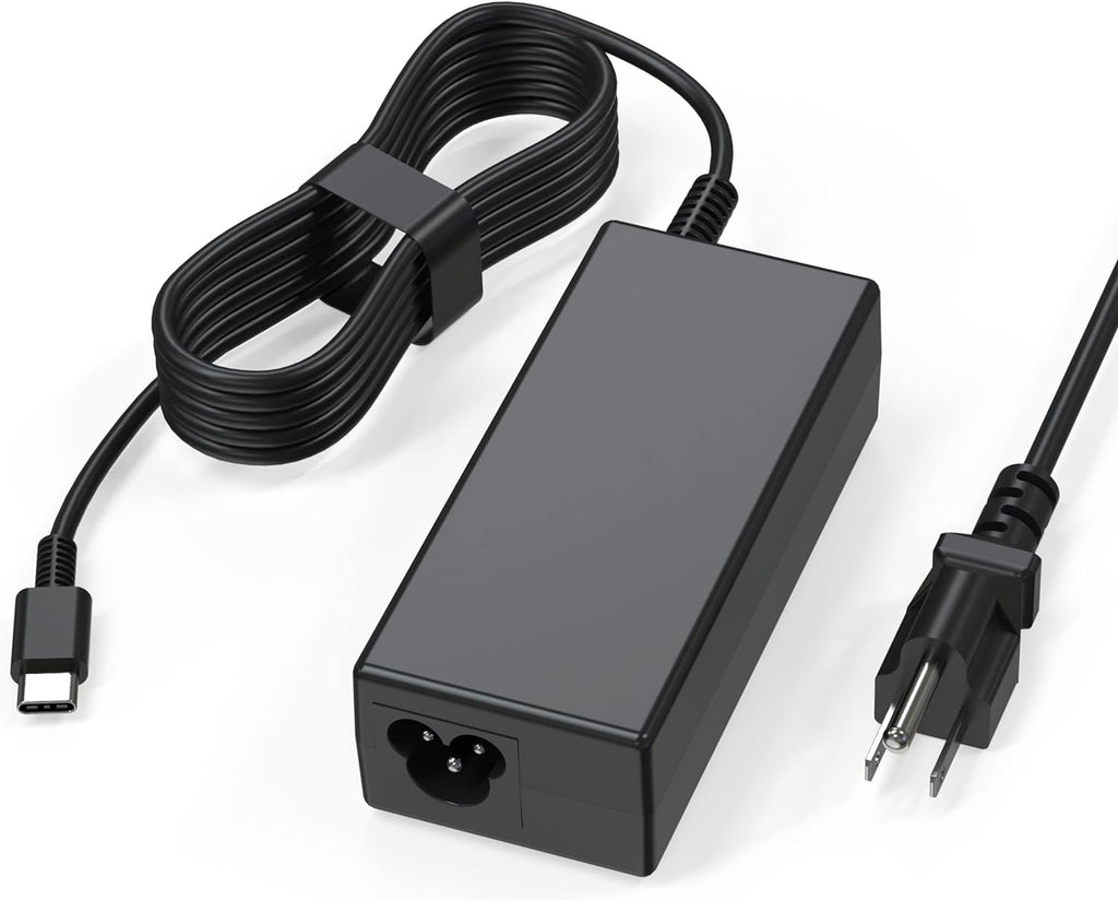 Cargador USB C para laptop, cargador de Chromebook de 65 W, compati...