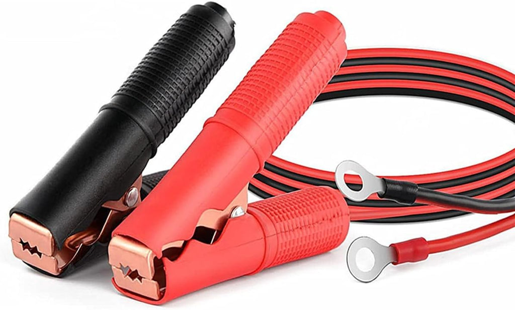 2 clips de cocodrilo, cable de puente de refuerzo 50A-3.3 pies, 13...