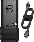 Cargador USB tipo C de 130 W compatible con Dell XPS 15 17 9500 951...