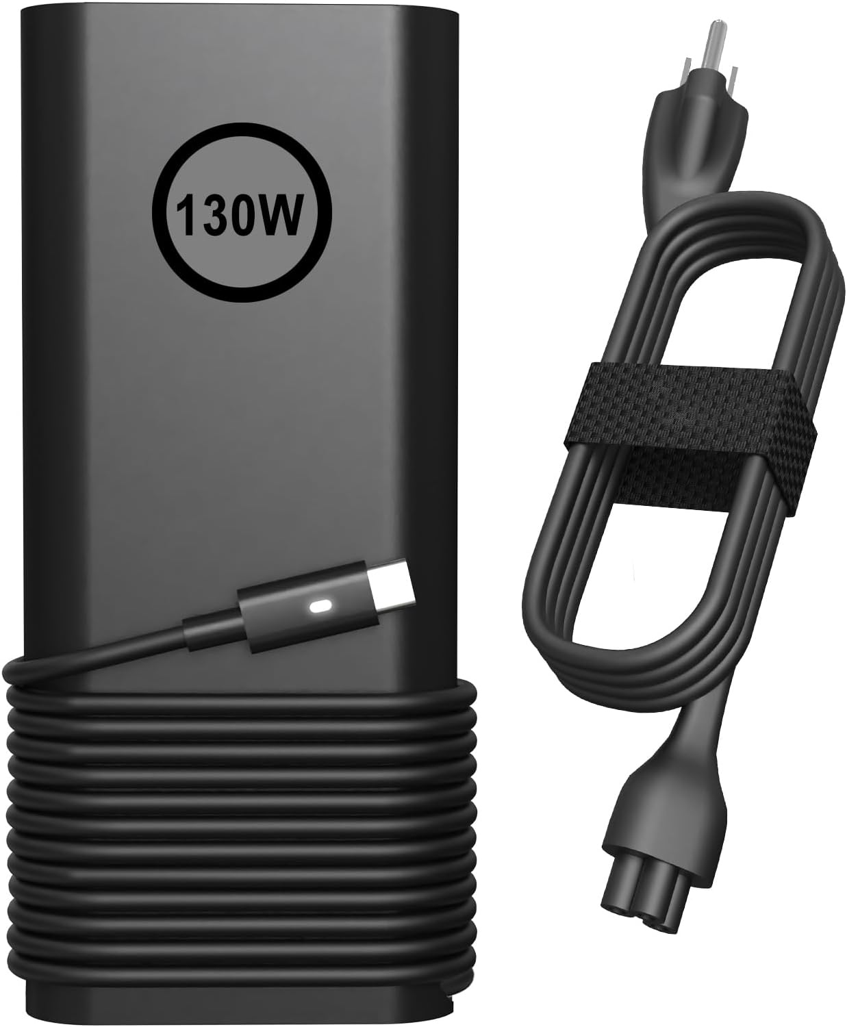 Cargador USB tipo C de 130 W compatible con Dell XPS 15 17 9500 951...