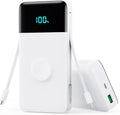 Banco de Energía Cargador Portátil 40800mAh con 3 Cables Integrados...