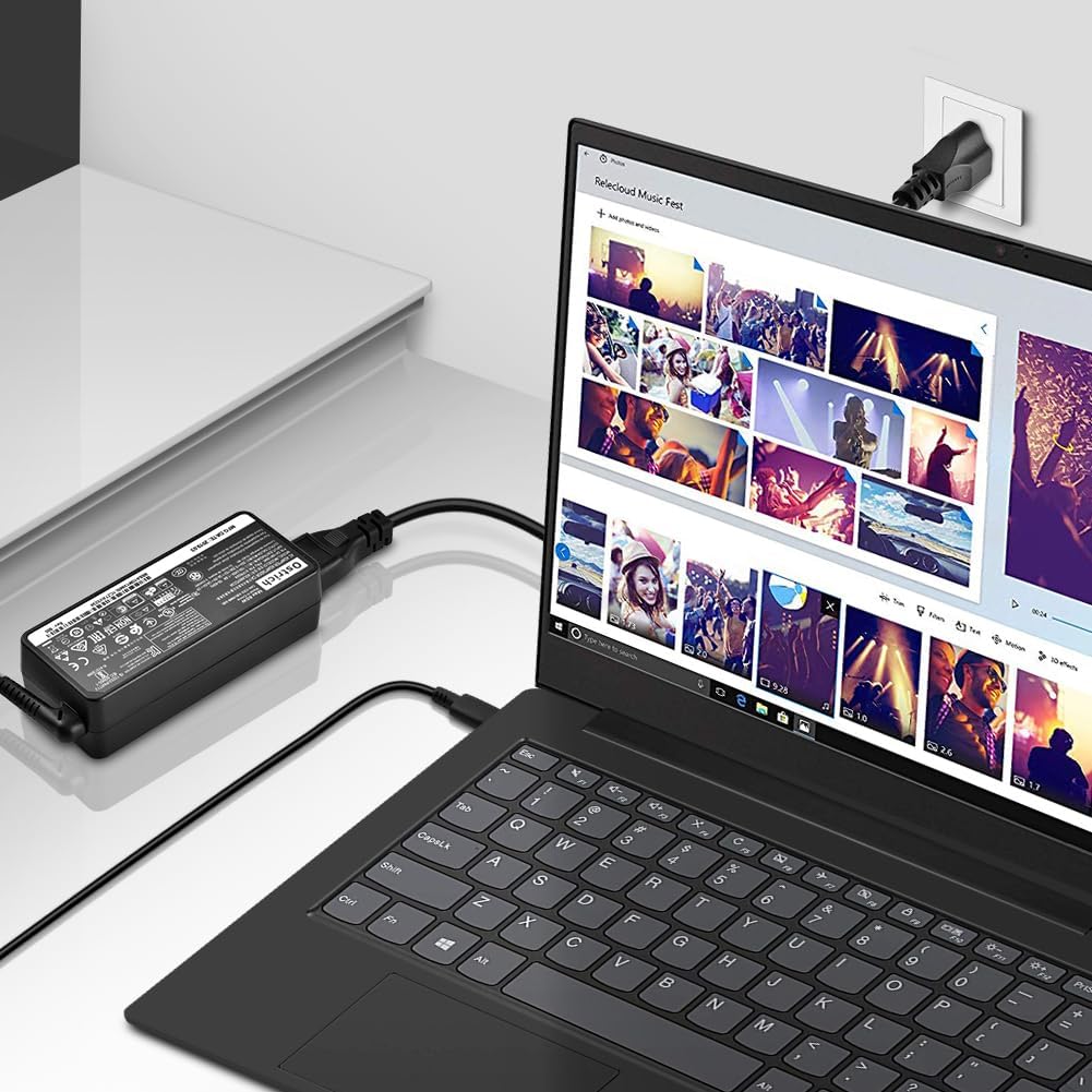 Cargador compatible con Lenovo Laptop Computadora Thinkpad Yoga Chr...