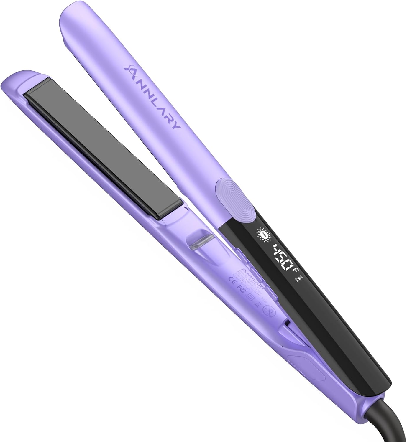 Annlary Alisador de Cabello de 1 Pulgada Plancha Plana y Rizador 2...