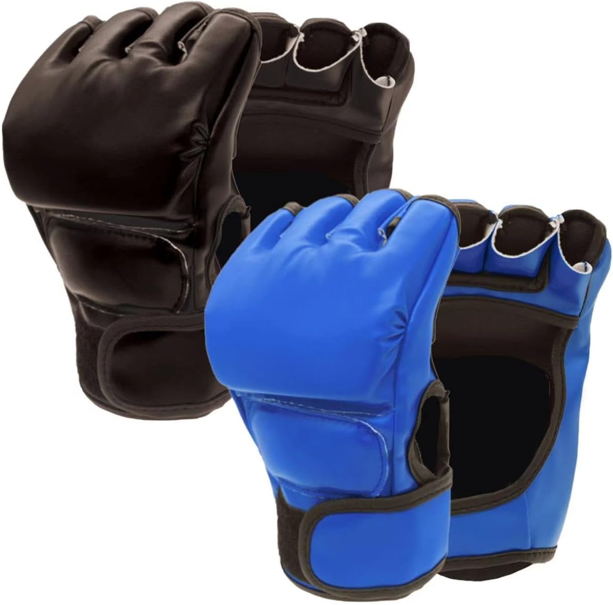 2 pares de guantes de boxeo y kickboxing para hombres y mujeres, pr...