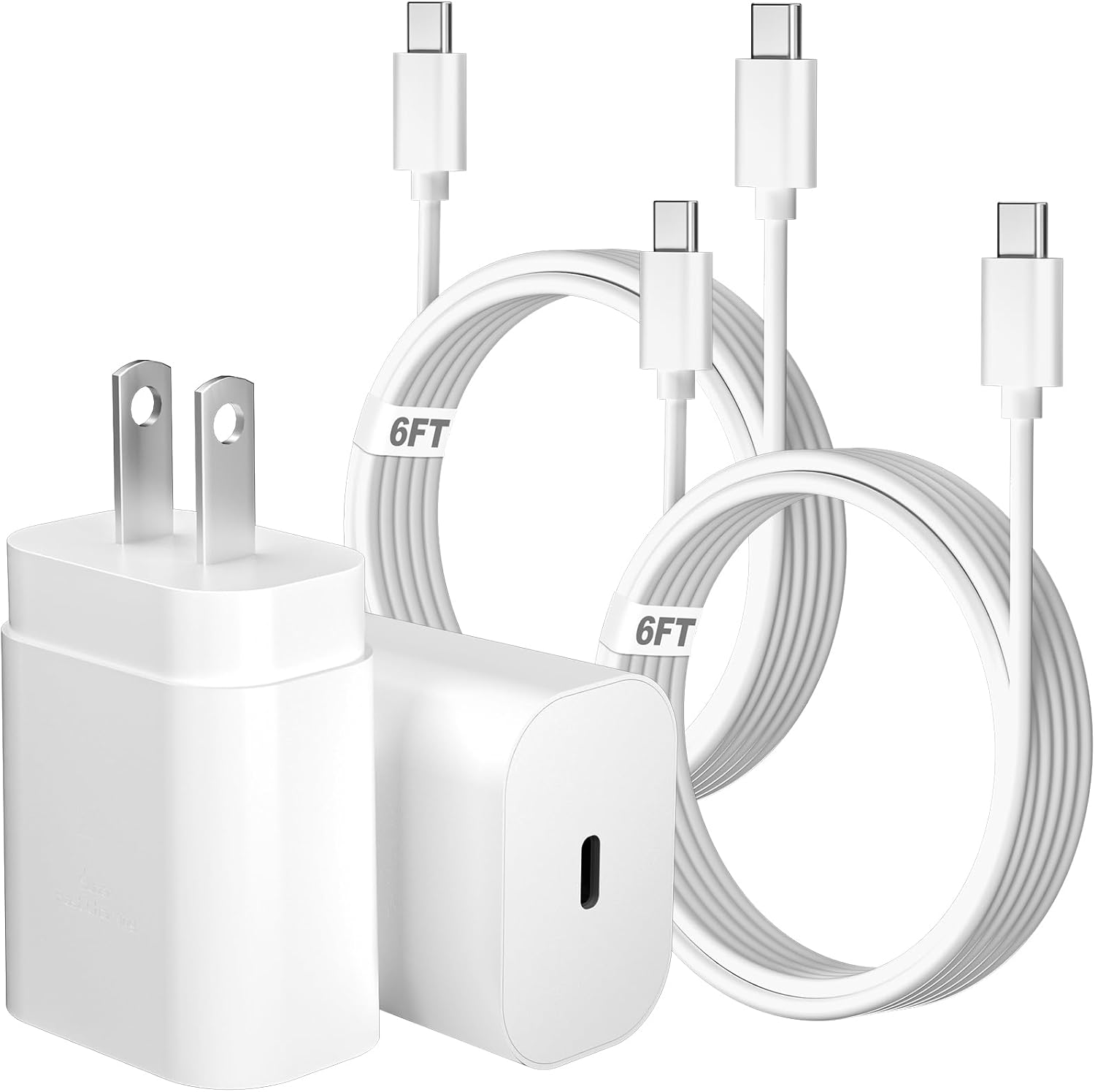 Cargador USB C súper rápido para Samsung, cargador Samsung de 25 W,...