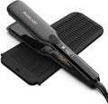 Annlary Plancha de pelo de 1.75 pulgadas con bolsa de silicona resi...