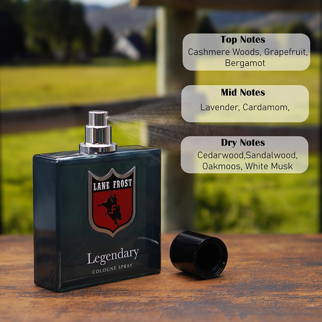 Lane Frost Legendary Cologne para hombres - Aroma occidental origin...