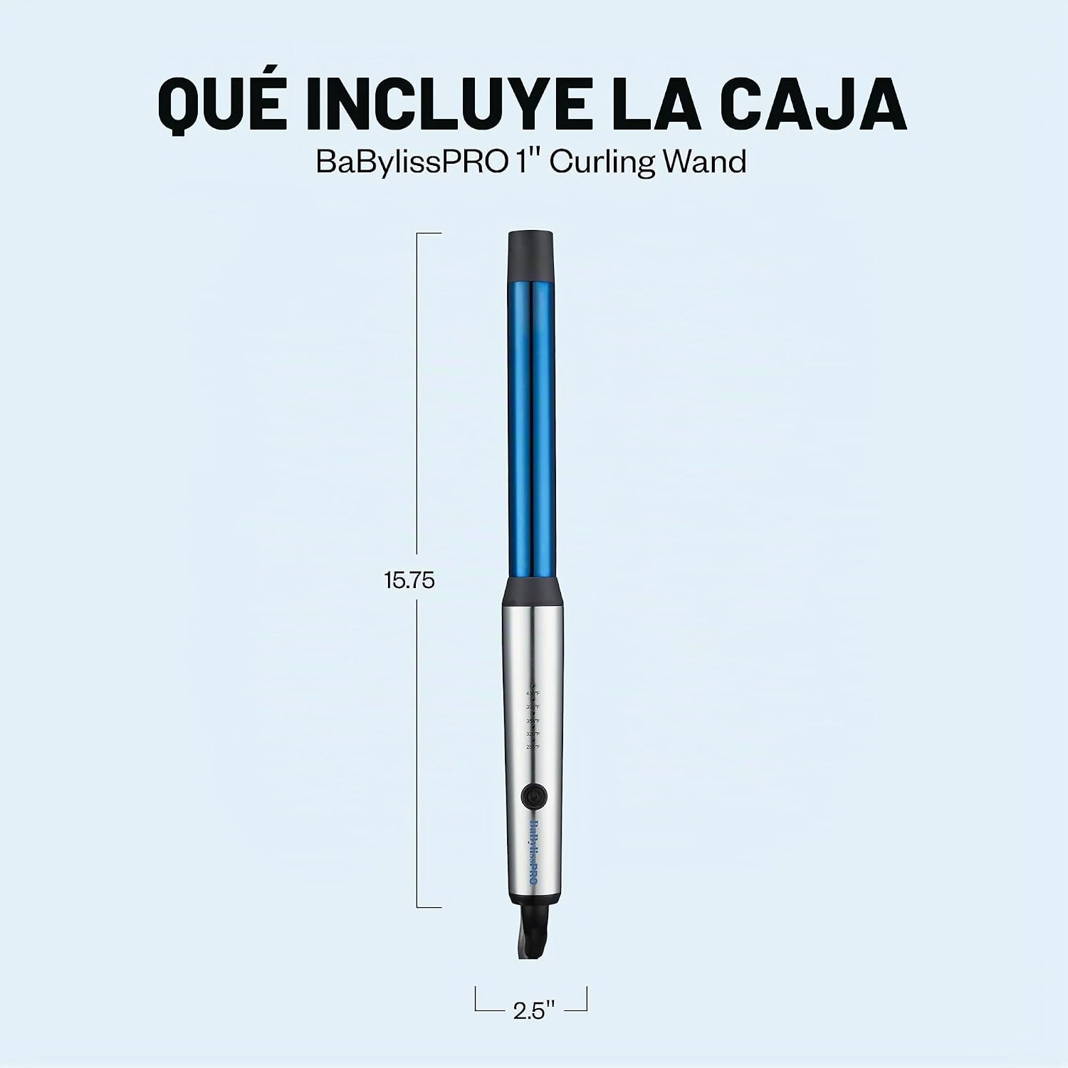 Rizador profesional BabylissPRO Nano Titanium para todo tipo de cab...