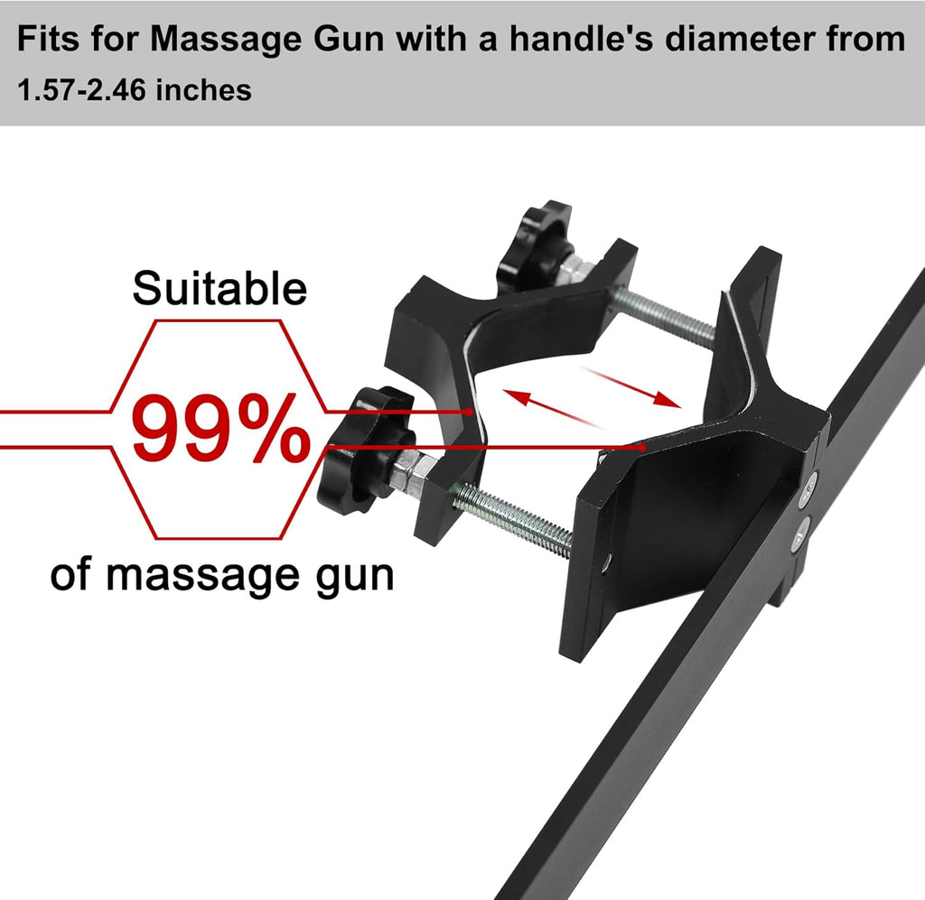 GM ABCD Soporte para pistola de masaje, desmontable y estable para...
