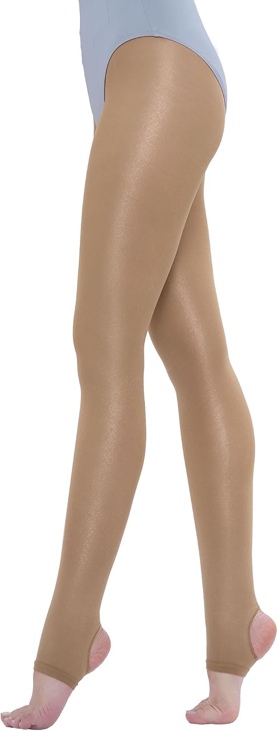 Daydance Medias brillantes para niñas y mujeres, medias de baile el...