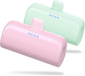 [Paquete de 2] Mini Cargador Portátil para iPhone 5200mAh, Banco de...