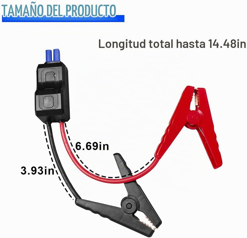 Abrazaderas de arranque inteligentes, cables de abrazadera de refue...
