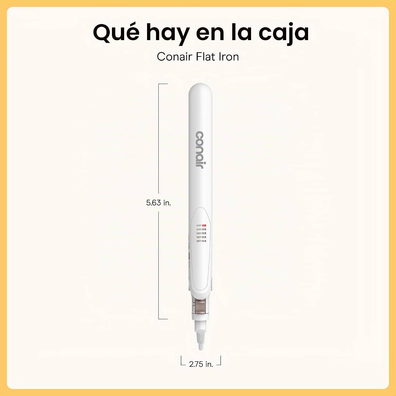 Conair Plancha plana de cerámica doble, plancha de pelo de 1 pulgad...