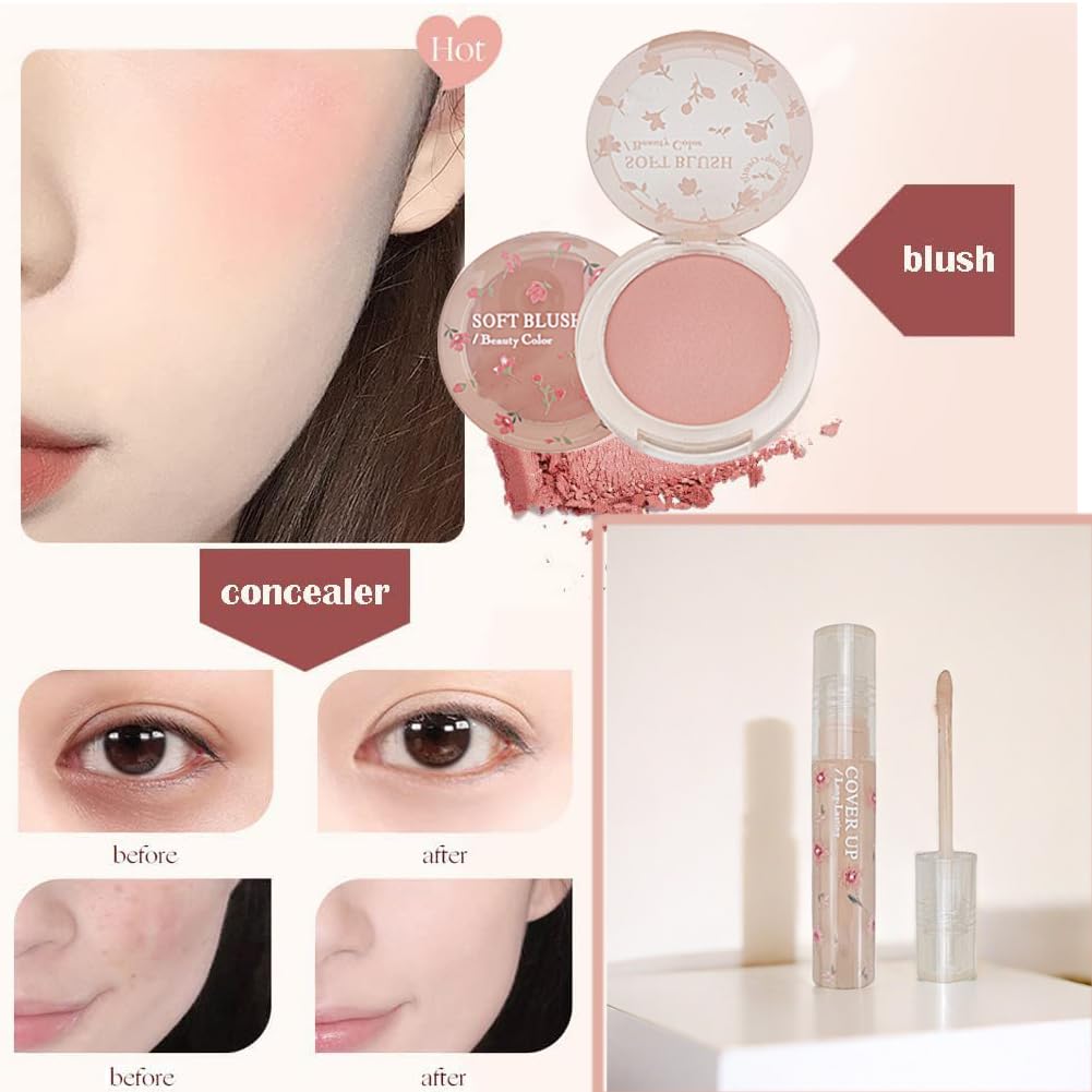 Kit de maquillaje para mujeres de 8 piezas, conjuntos de maquillaje...