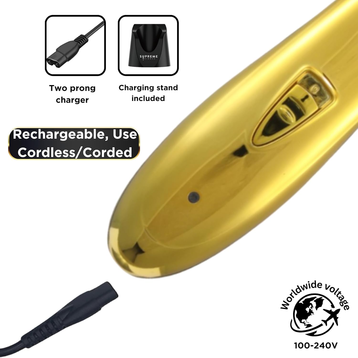 Supreme Trimmer T Shaper - Recortadora de pelo para hombres | 90 mi...