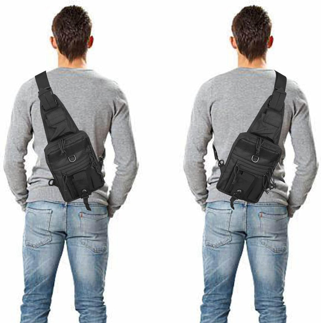 Bolso táctico LarKoo para pistola en el pecho, con funda oculta, pa...