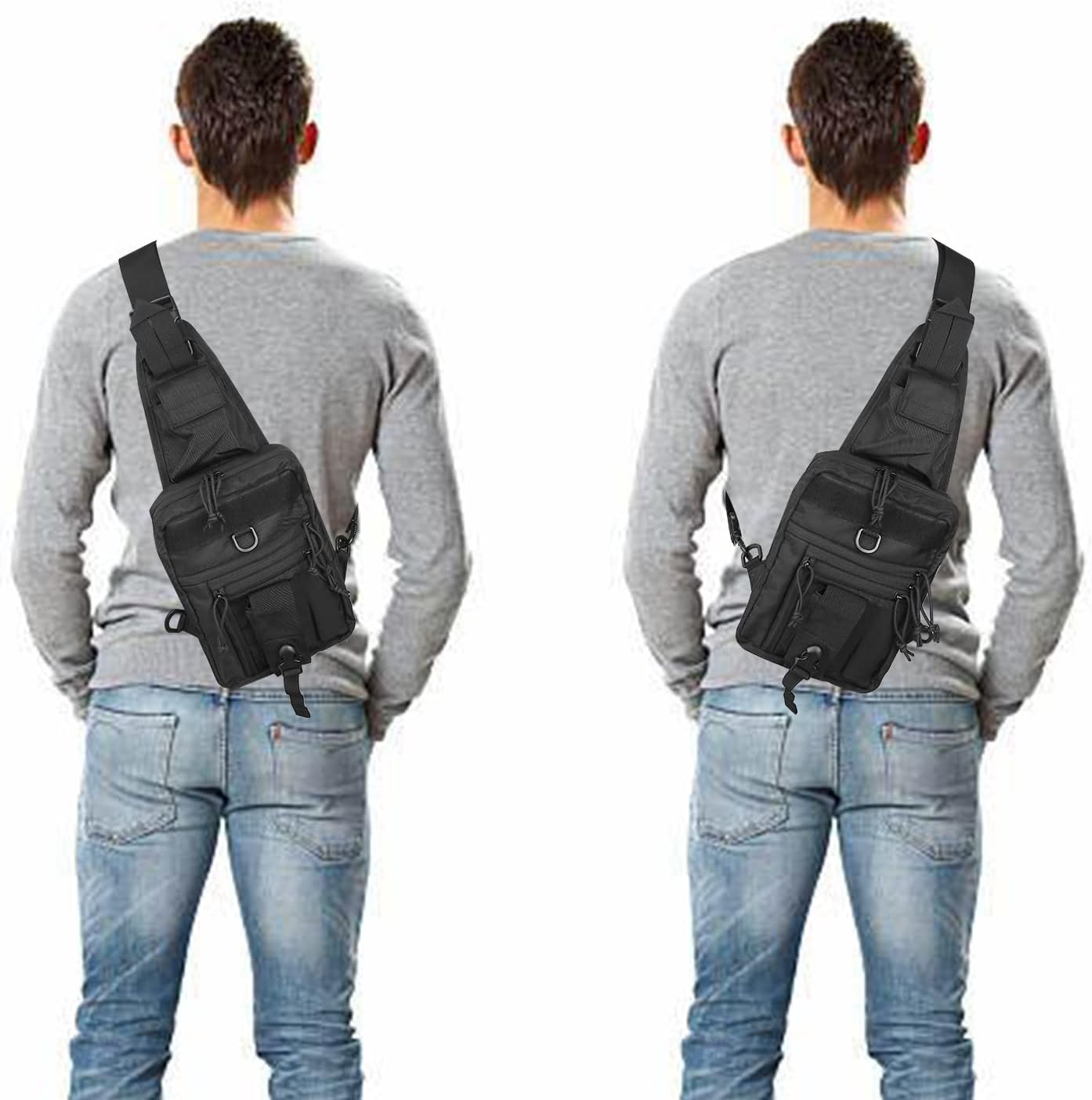 Bolso táctico LarKoo para pistola en el pecho, con funda oculta, pa...