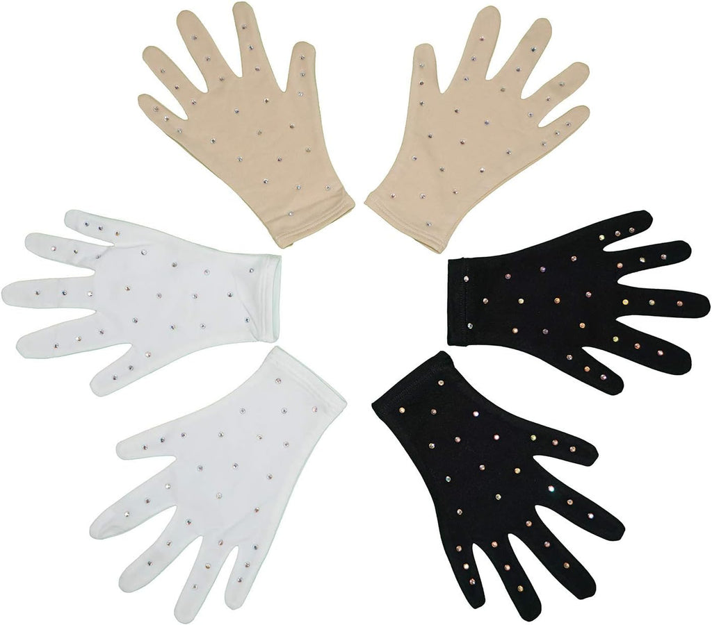 Skating Spirit Guantes térmicos de competición de patinaje artístic...