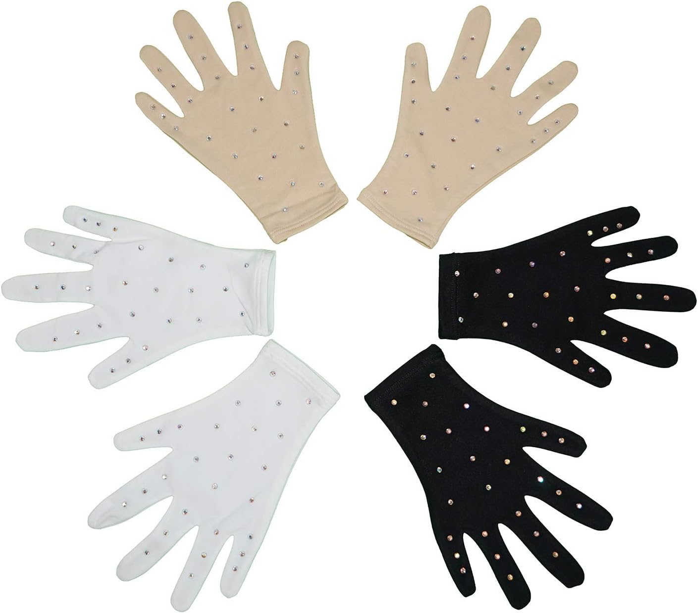 Skating Spirit Guantes térmicos de competición de patinaje artístic...