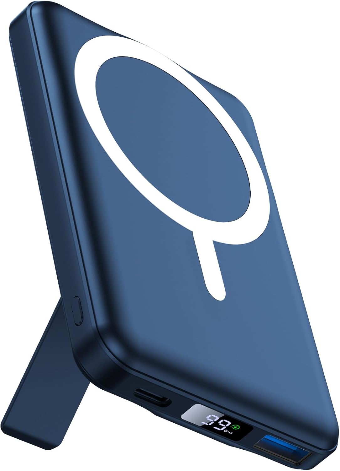 AOGUERBE Cargador portátil MagSafe, banco de energía magnético de 1...