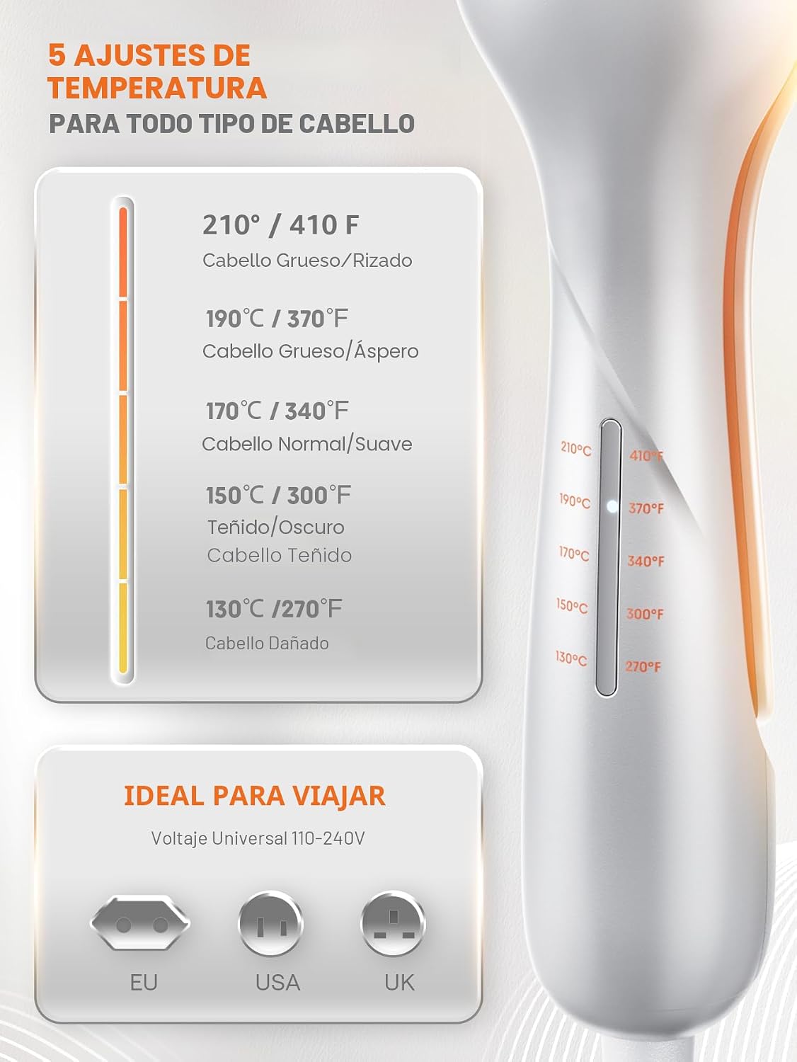 SHEGLAM Hair Beach Babe - Ondulador de pelo de 2 barriles de 1 pulg...